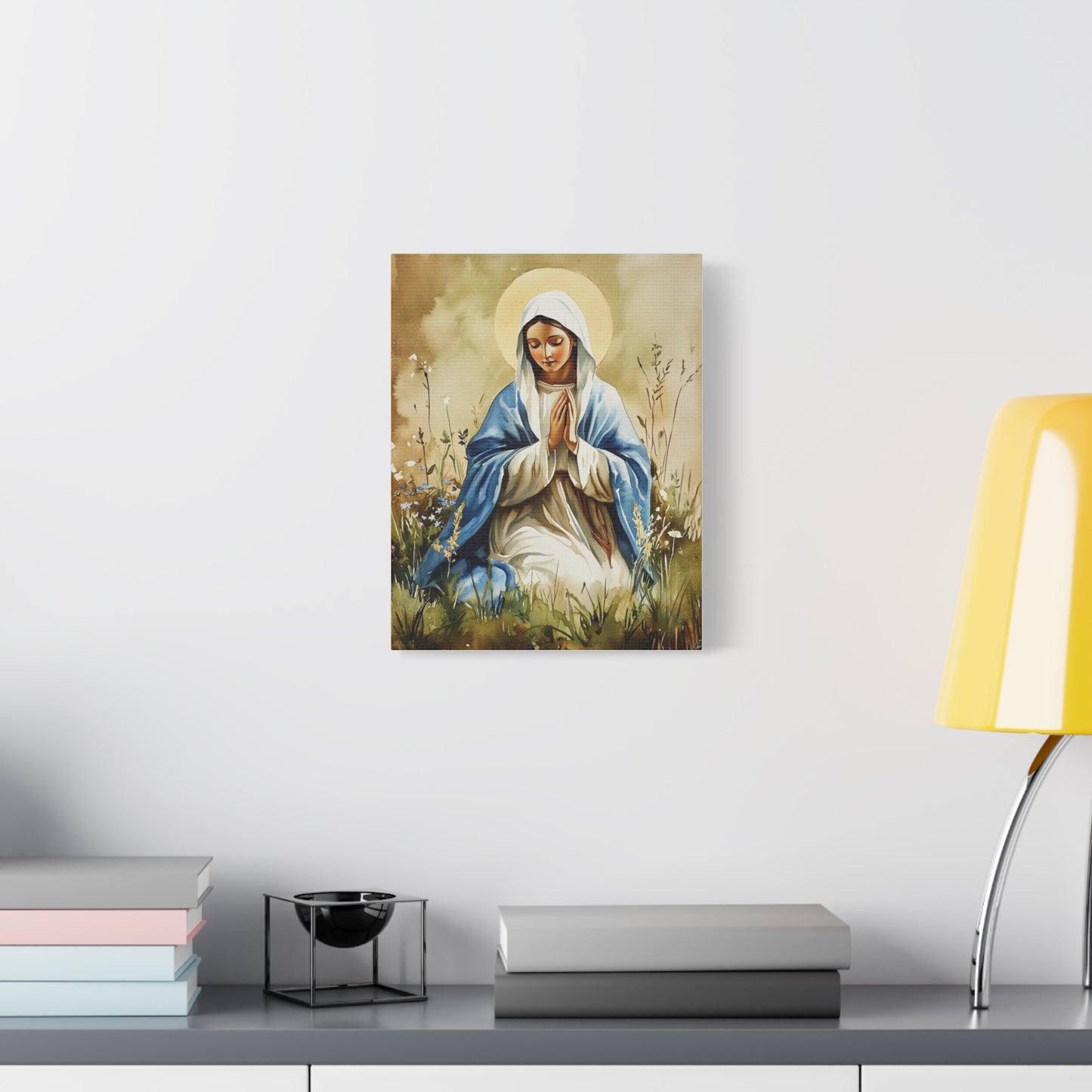 Ready to Hang - Our Lady The Most Holy Mary Catholic Canvas Wall Art, Christian Decor