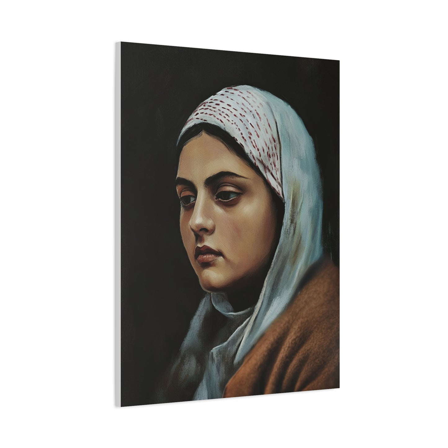 St Bernadette Soubirous of Lourdes Canvas Print, Catholic Decor Wall, Gift Religious Christian