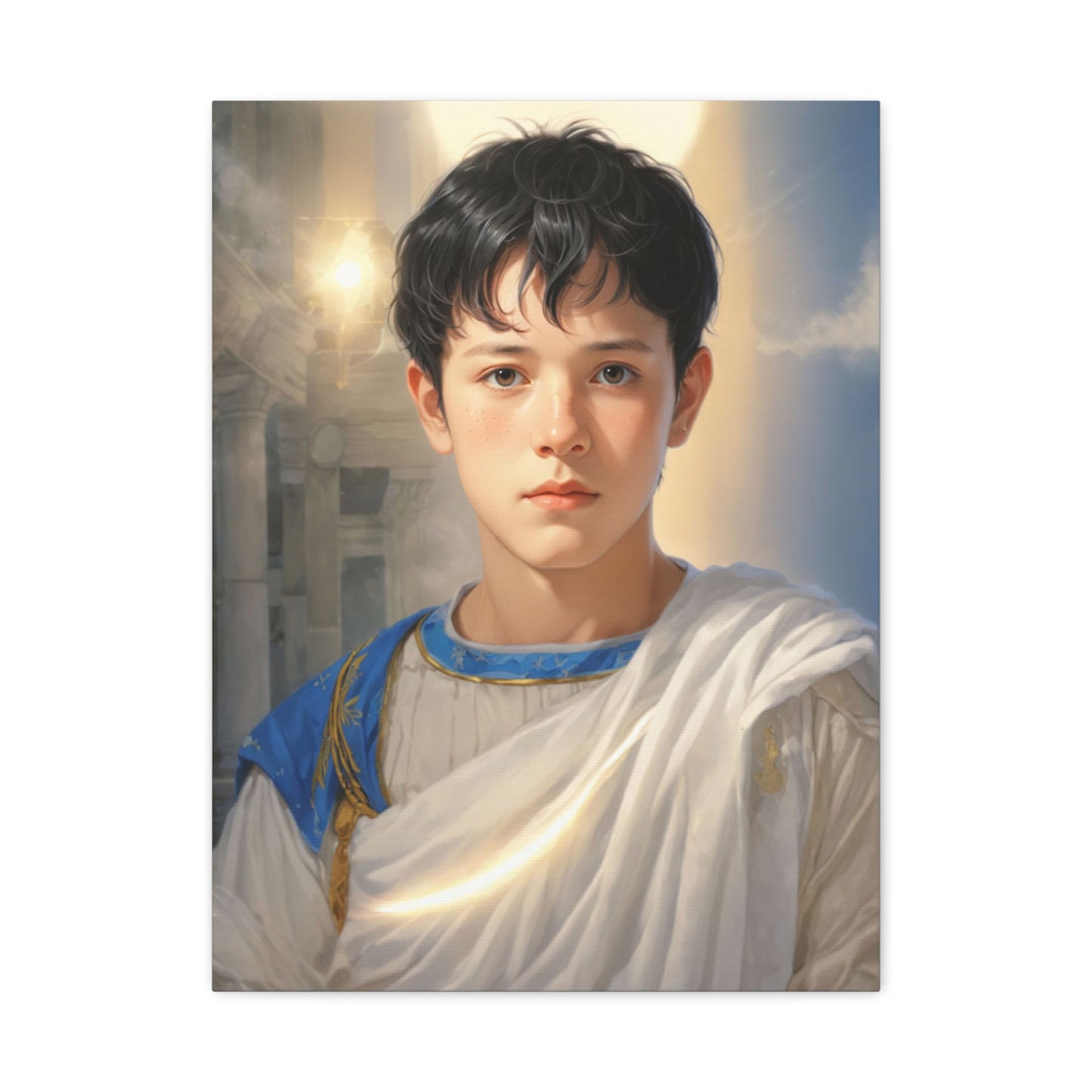 Ready to Hang - St. Pancras of Rome saint Catholic Canvas Wall Art, Christian Decor