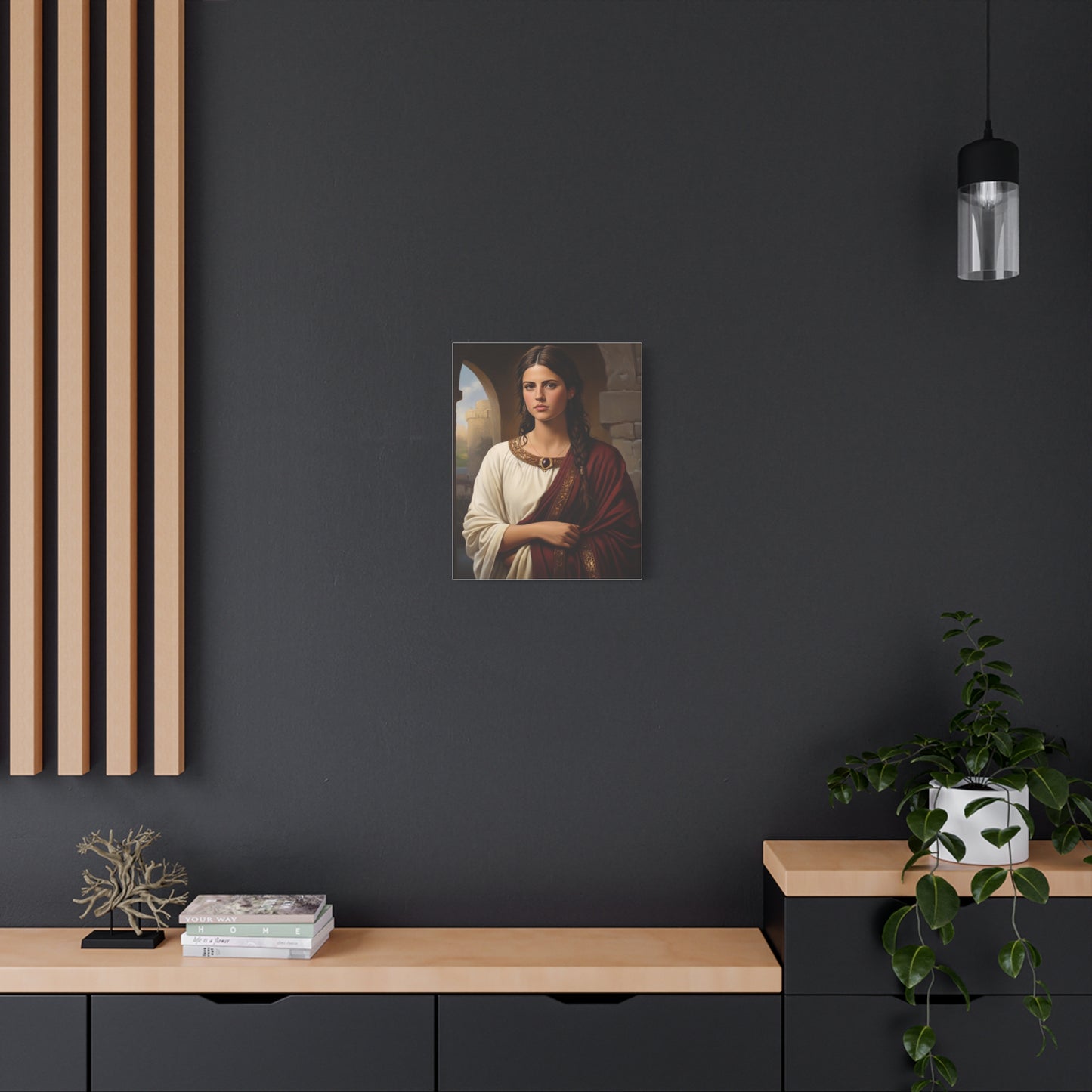 Ready To Hang - St. Quiteria Catholic Canvas Wall Art, Christian Decor