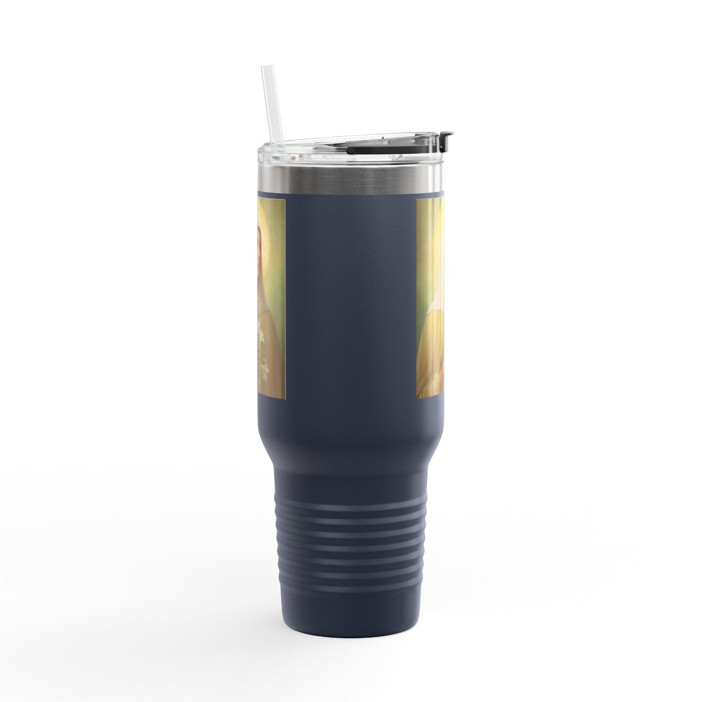 St.Ada Insulated Travel Mug - Perfect for Nature Lovers, Faith, Spiritual Gifts 40oz