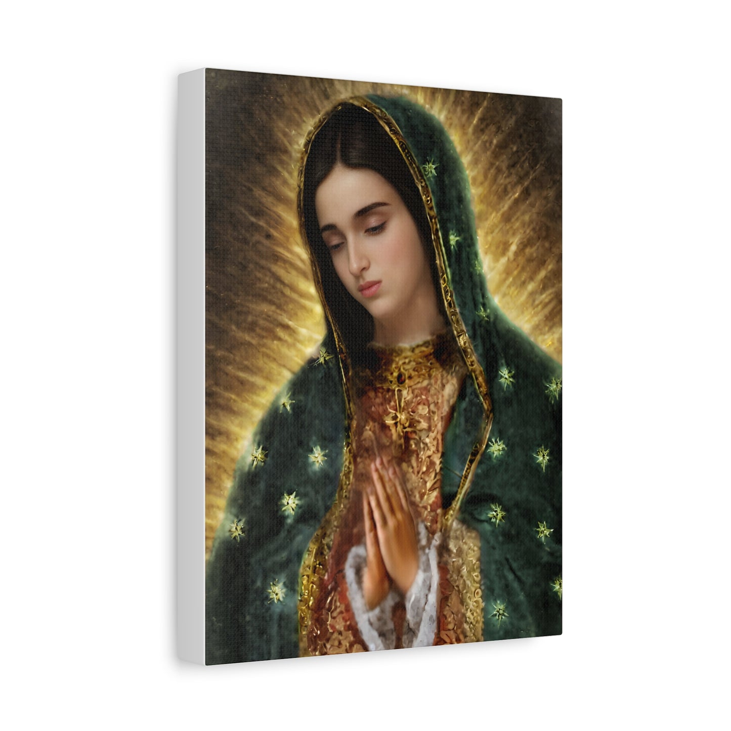 Ready to Hang - Our Lady of Guadalupe Catholic Canvas Wall Art, Christian Decor