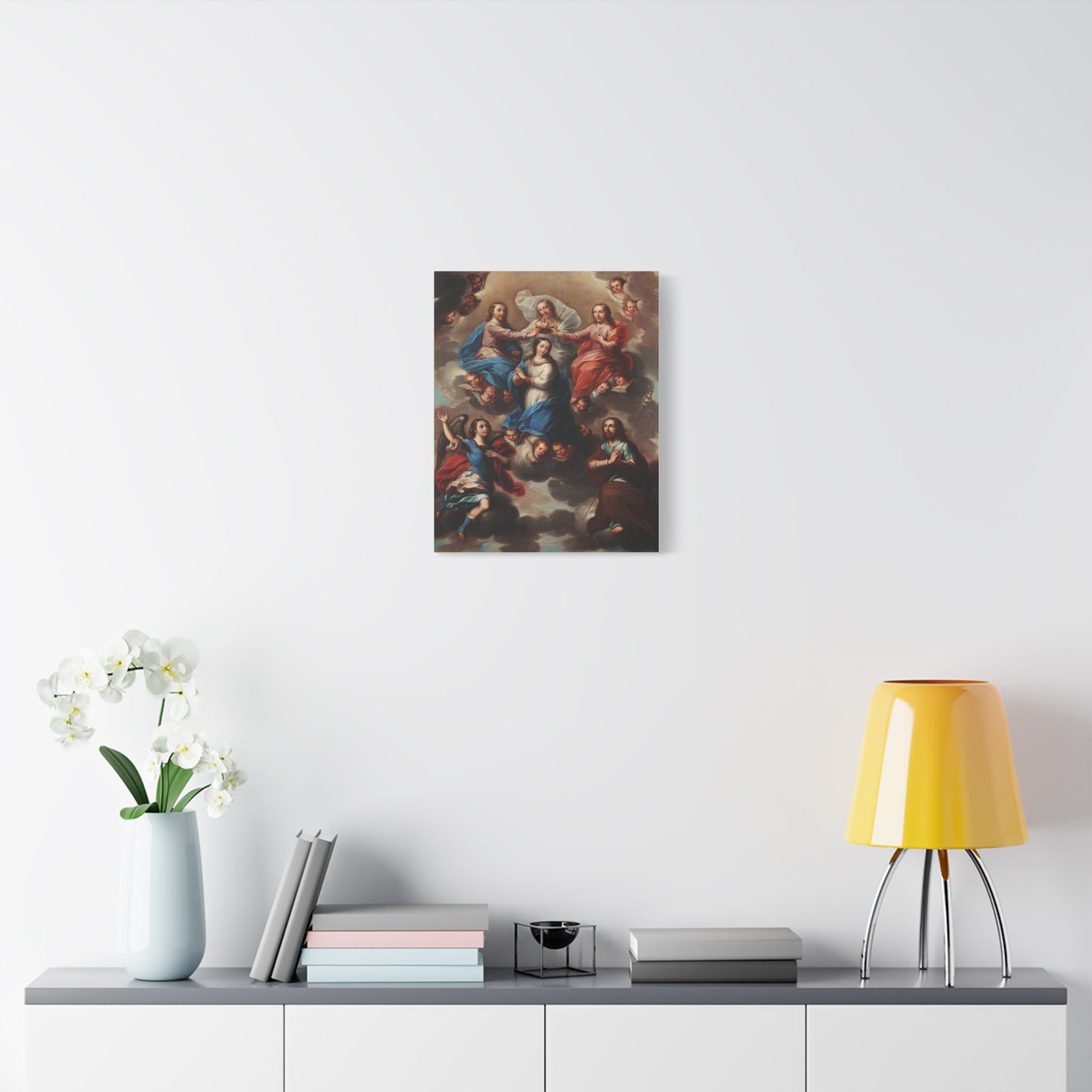 The Crowning of the Virgin Catholic HQ Print on Canvas Ready To Hang - Virgin Mary Canvas