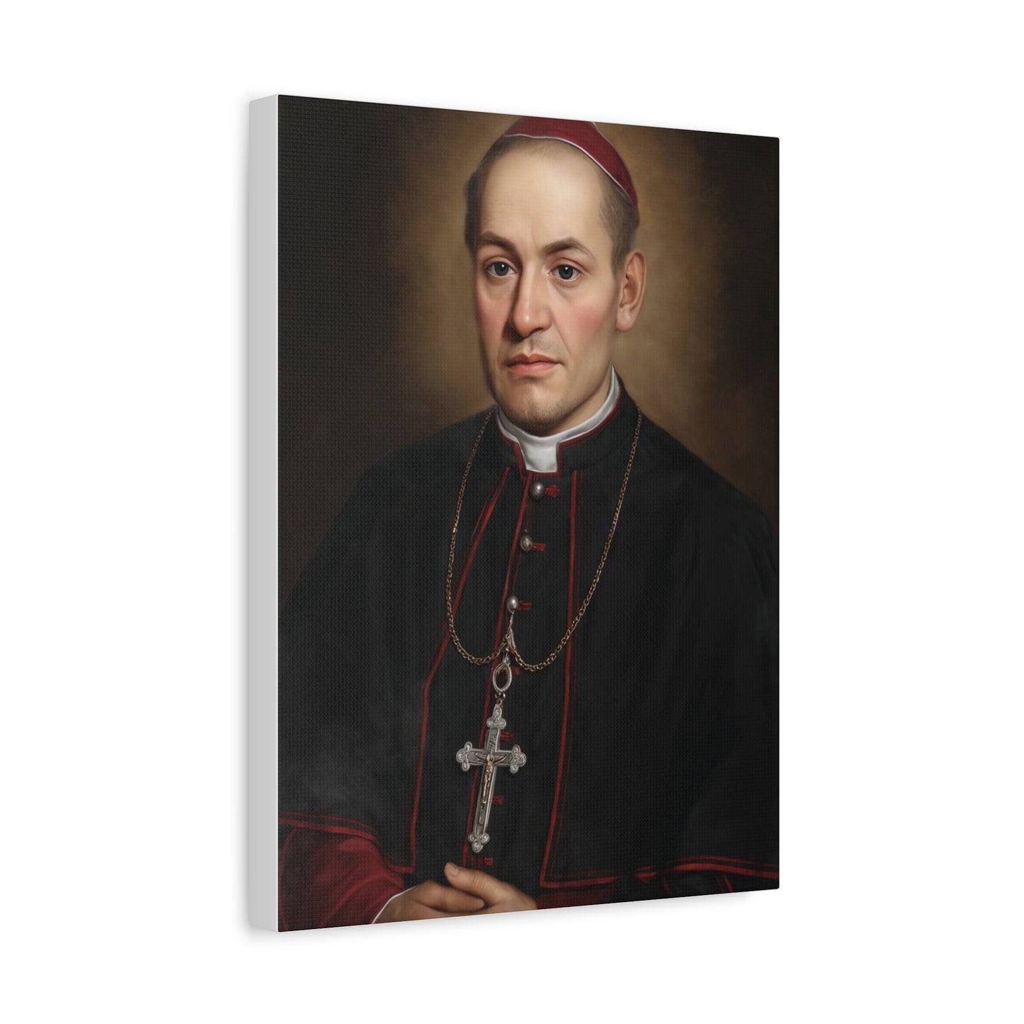 St. Anthony Mary Claret Canvas Print, Catholic Decor Wall, Gift Religious Christian