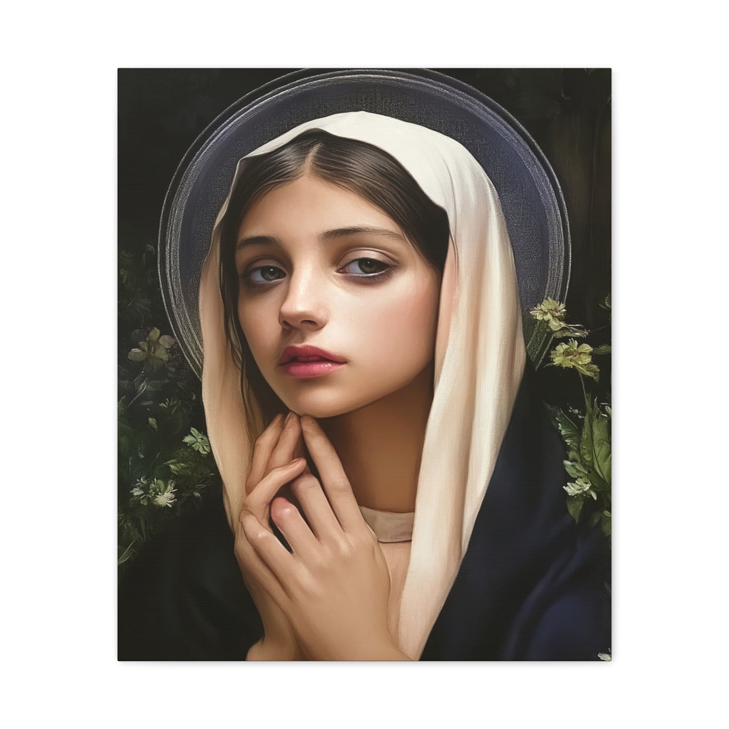 St. Elizabeth of Hungary Catholic Canvas Wall Art, Christian Decor
