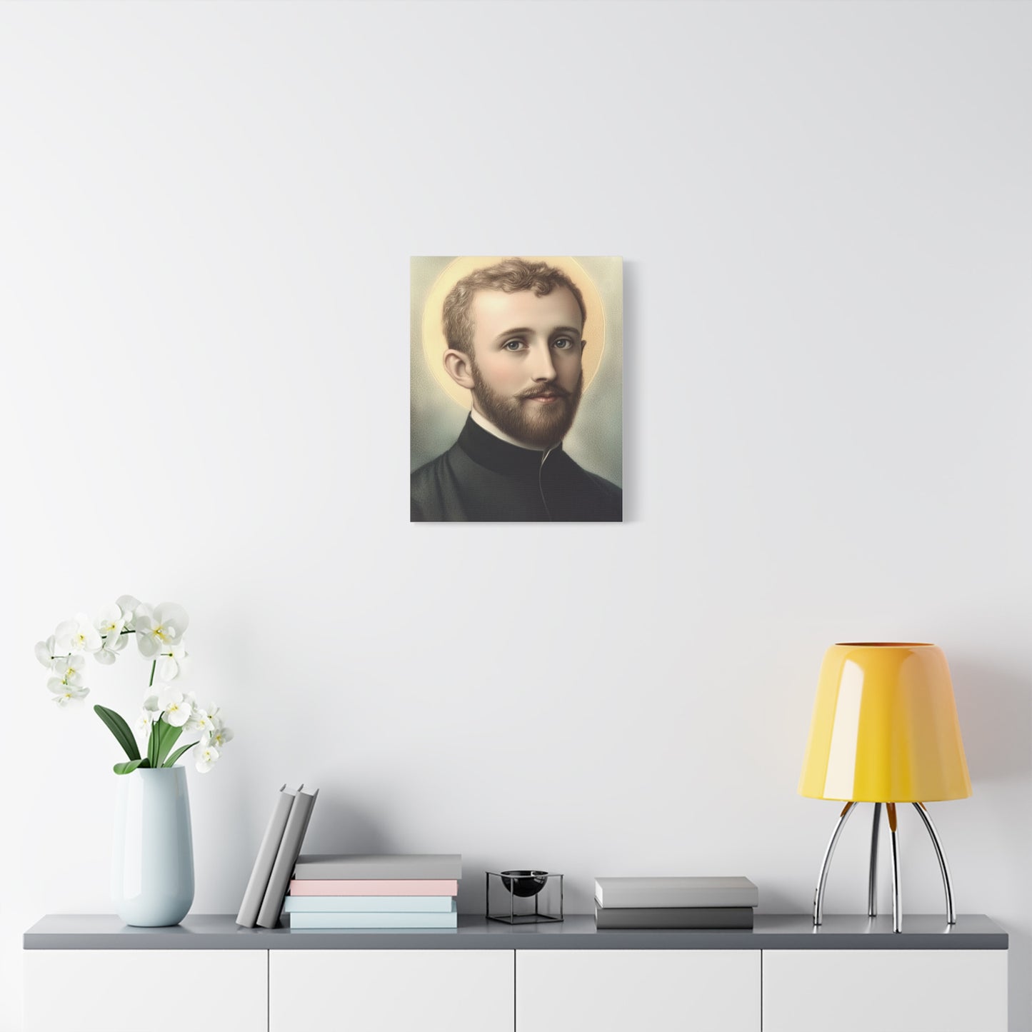 Ready To Hang - St. Rene Goupil Catholic Canvas Wall Art, Christian Decor