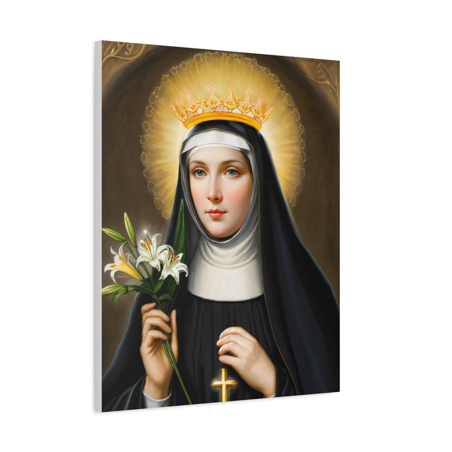 Ready to Hang - St. Patricia Catholic Canvas Wall Art, Christian Decor
