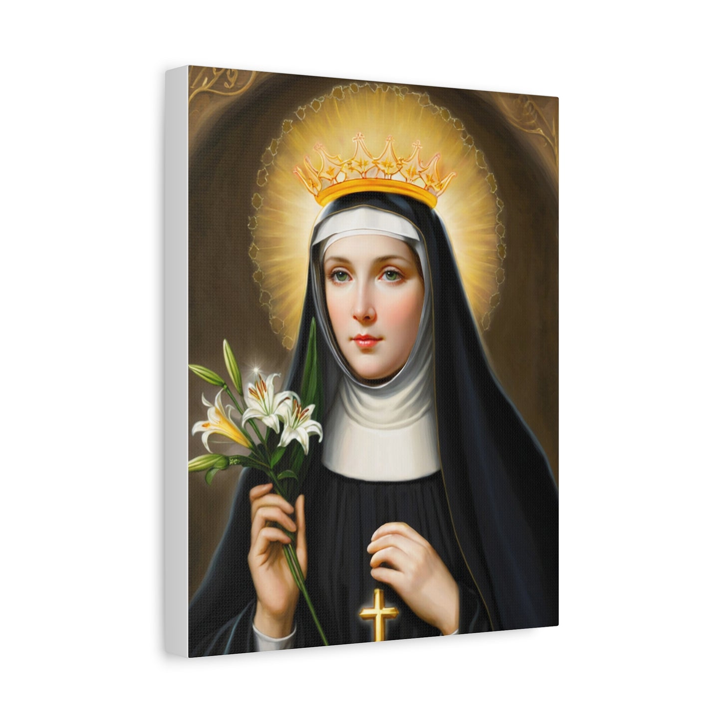 Ready to Hang - St. Patricia Catholic Canvas Wall Art, Christian Decor