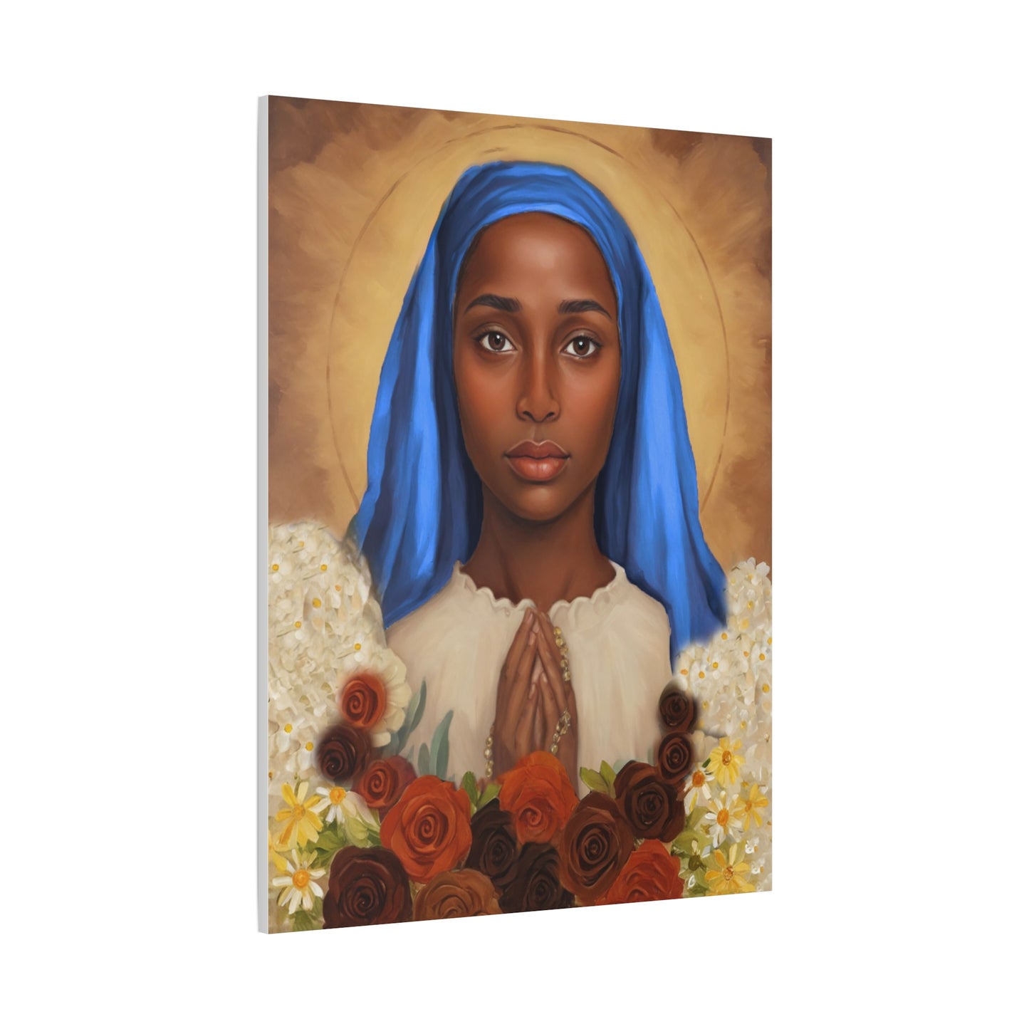 Our Lady of Kibeho Catholic Canvas Wall Art, Christian Decor