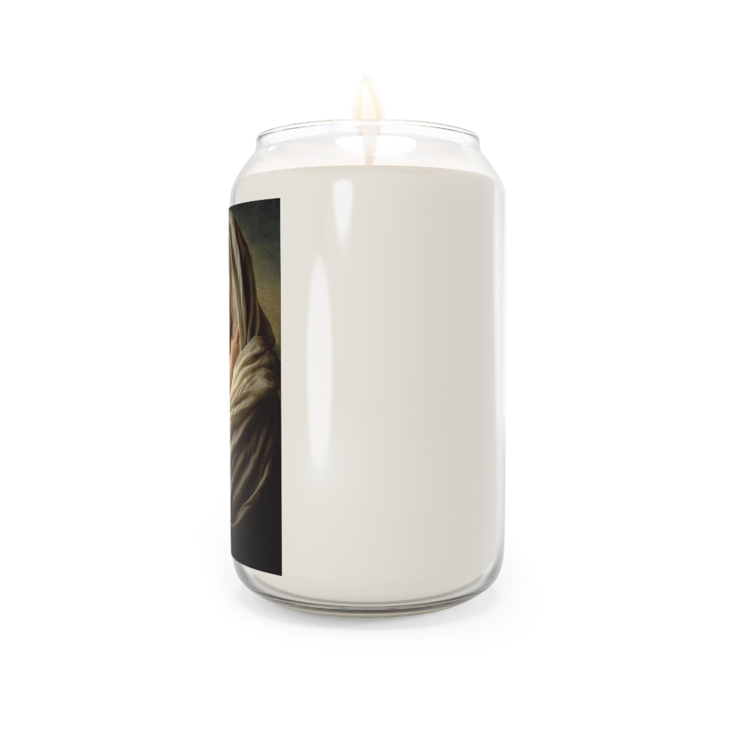 Blessed Mother Mary and Baby Jesus Catholic Serenity Scented Candle, 13.75oz | Relaxation Gift, Home Decor, Calm Atmosphere, Religious Decor