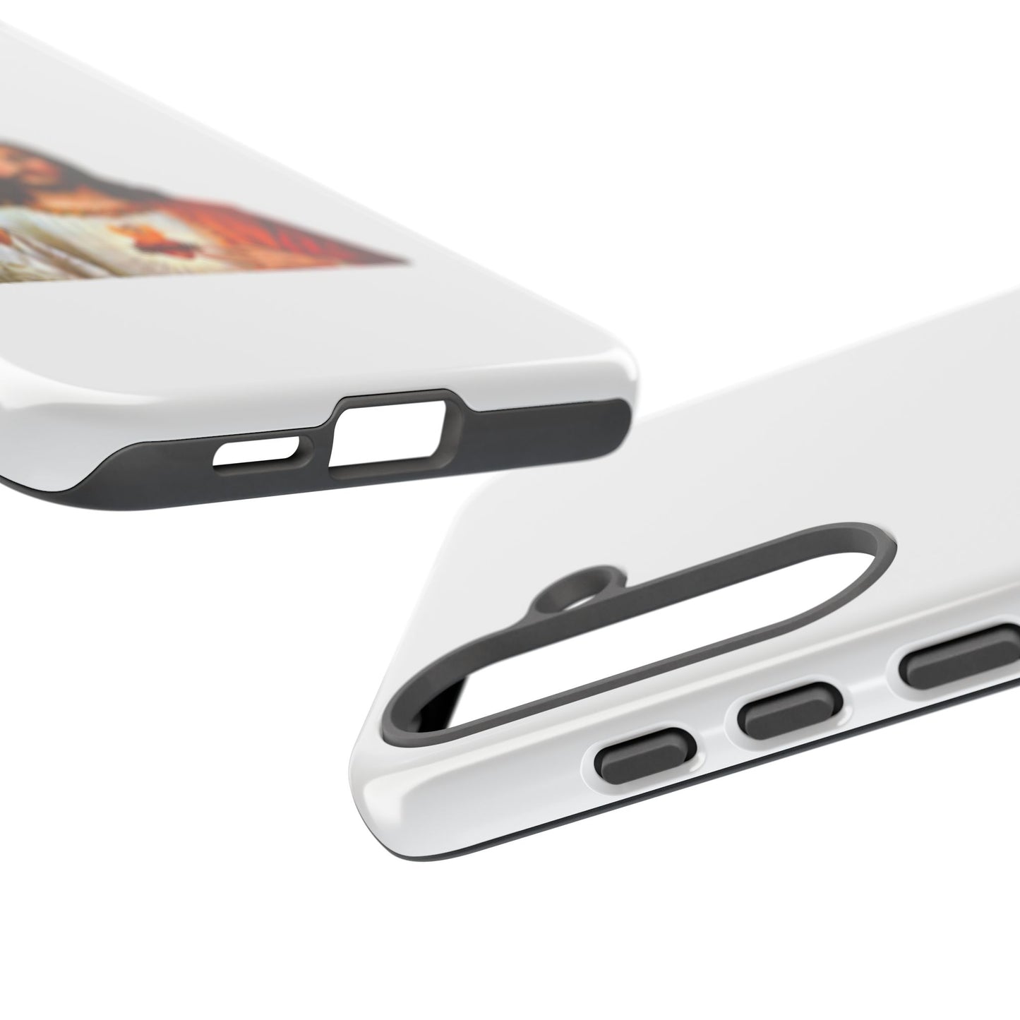 Artistic Phone Case Featuring Jesus, Tough Phone Case, Christian Gift, Religious Phone Cover, Inspirational Phone Accessory, Unique Jesus