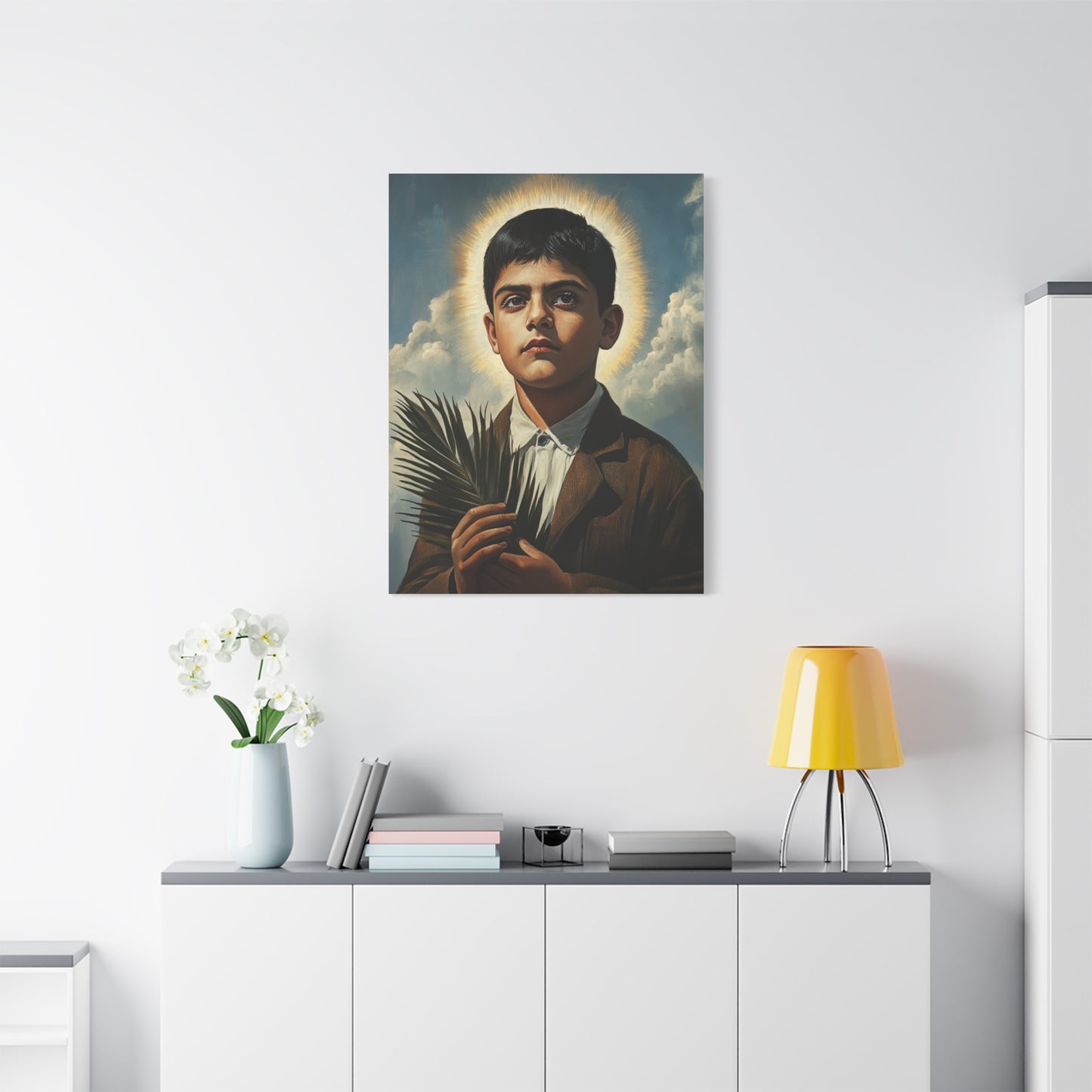 St. Jose Sanchez del Rio Catholic Canvas Wall Art, Christian Decor