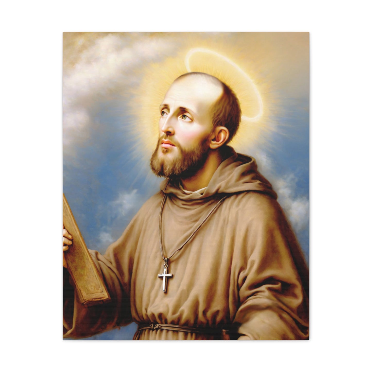St. Francis de Sales Catholic Canvas Wall Art, Christian Decor