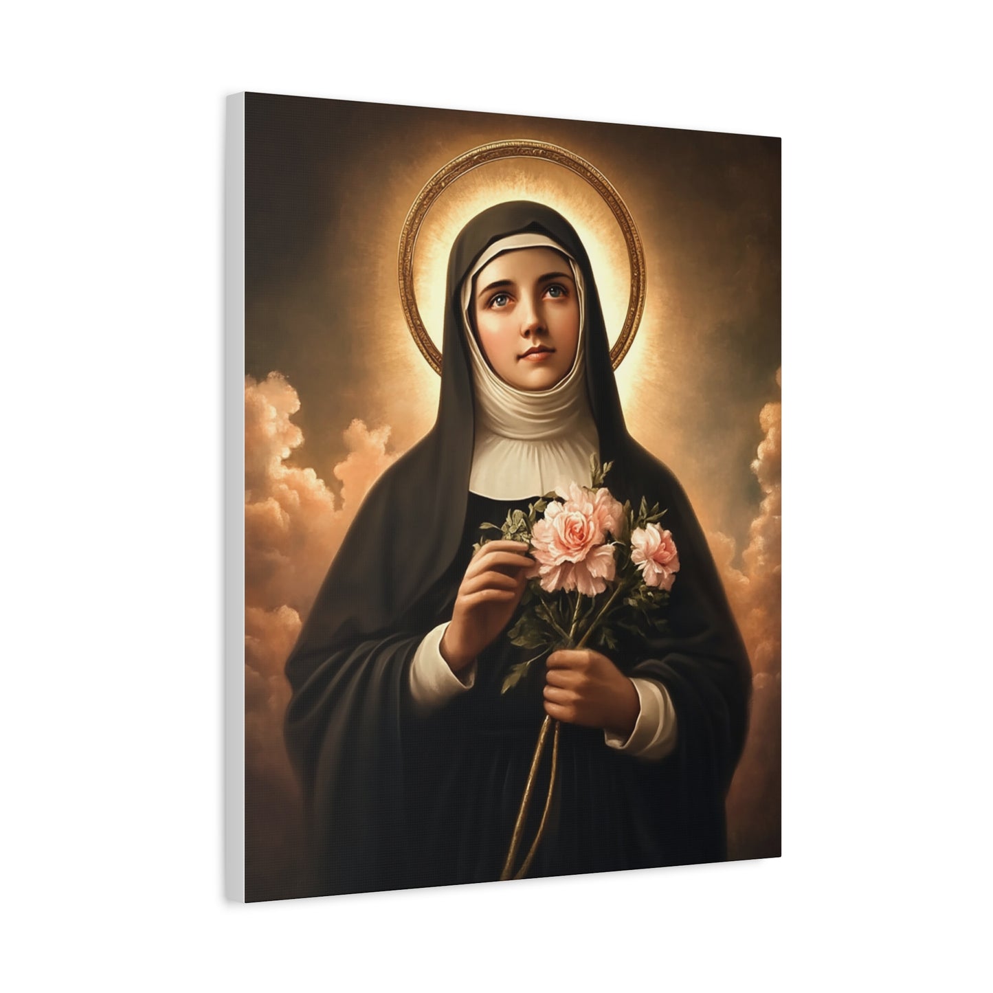 Ready To Hang - St. Rita of Cascia Catholic Canvas Wall Art, Christian Decor