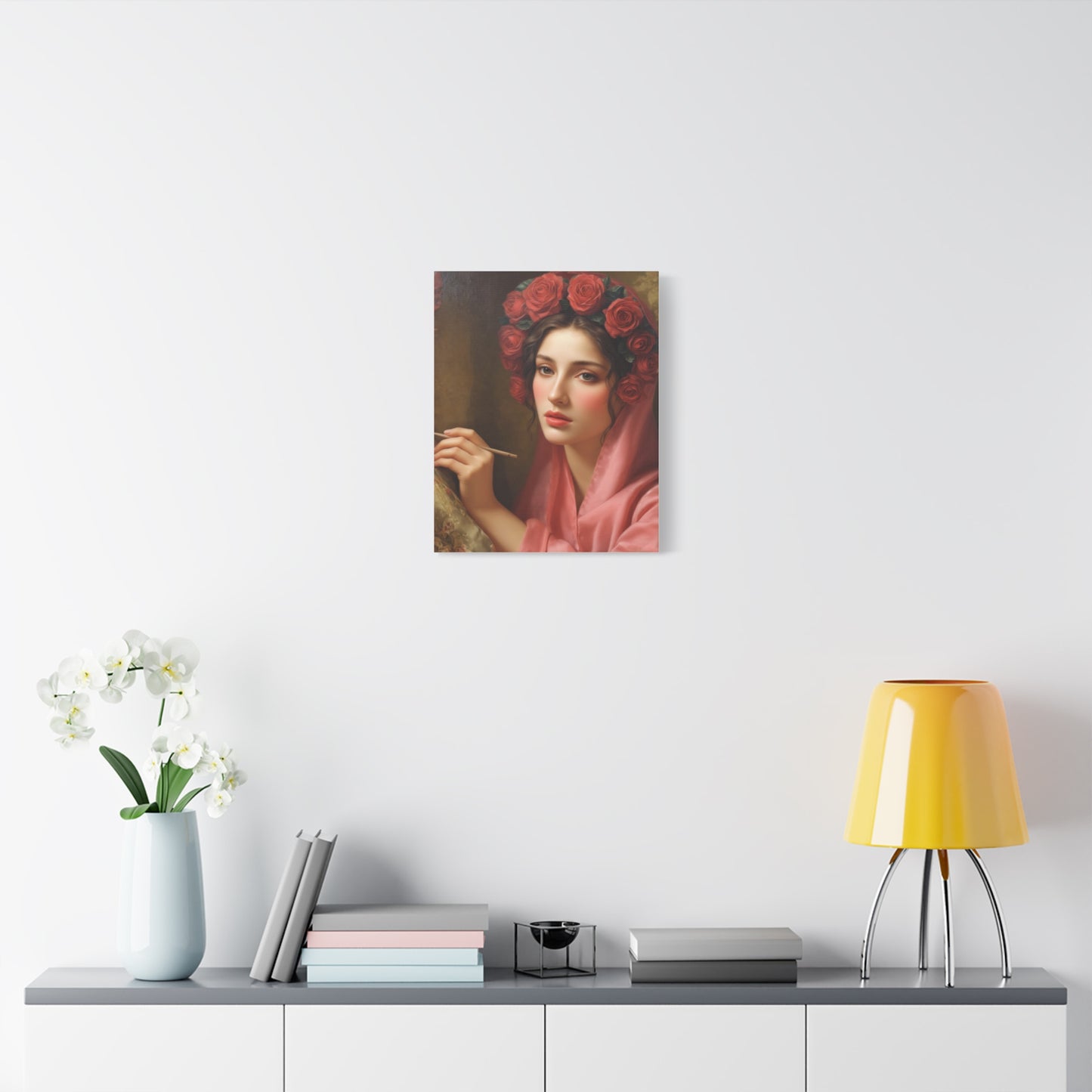 Ready To Hang - St. Rosalia Catholic Canvas Wall Art, Christian Decor