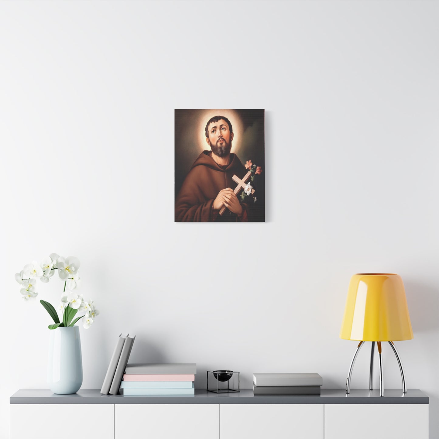 St. Fidelis of Sigmaringen Catholic Canvas Wall Art, Christian Decor