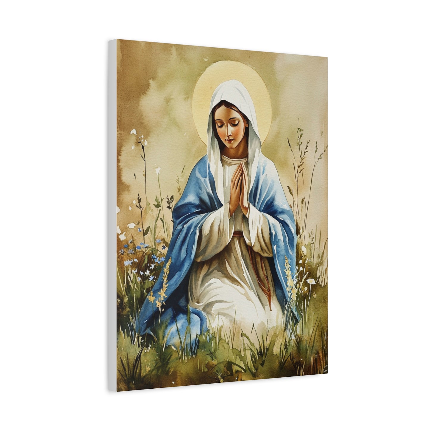 Ready to Hang - Our Lady The Most Holy Mary Catholic Canvas Wall Art, Christian Decor