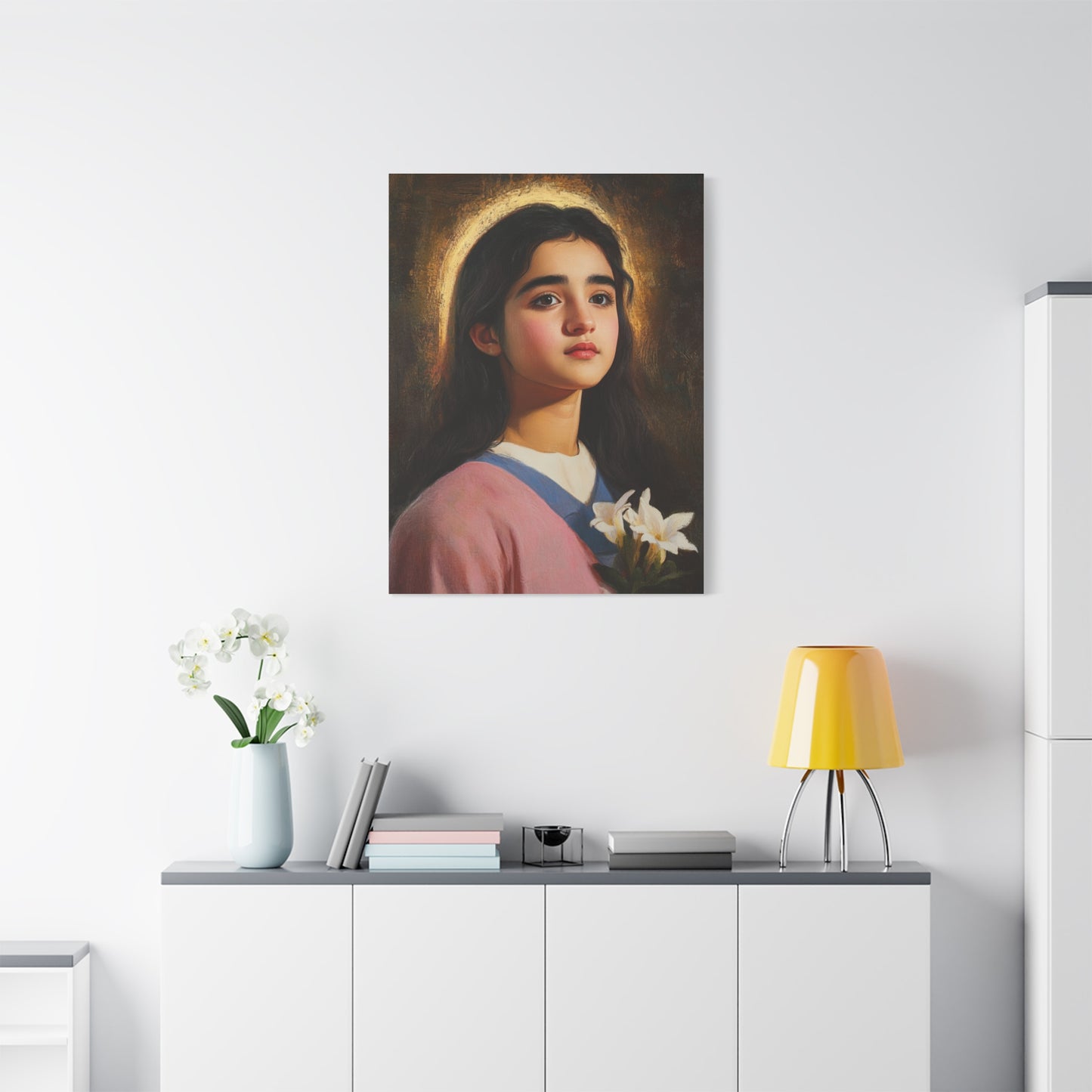 Ready To Hang - St. Maria Goretti st Catholic Canvas Wall Art, Christian Decor