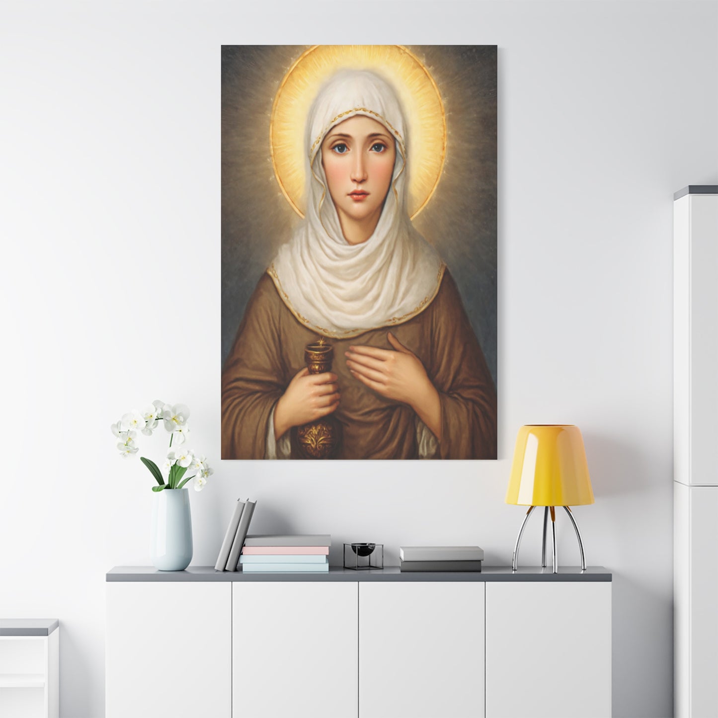 St. Joanna the Myrrhbearer Religious Canvas Wall Art, Christian Decor