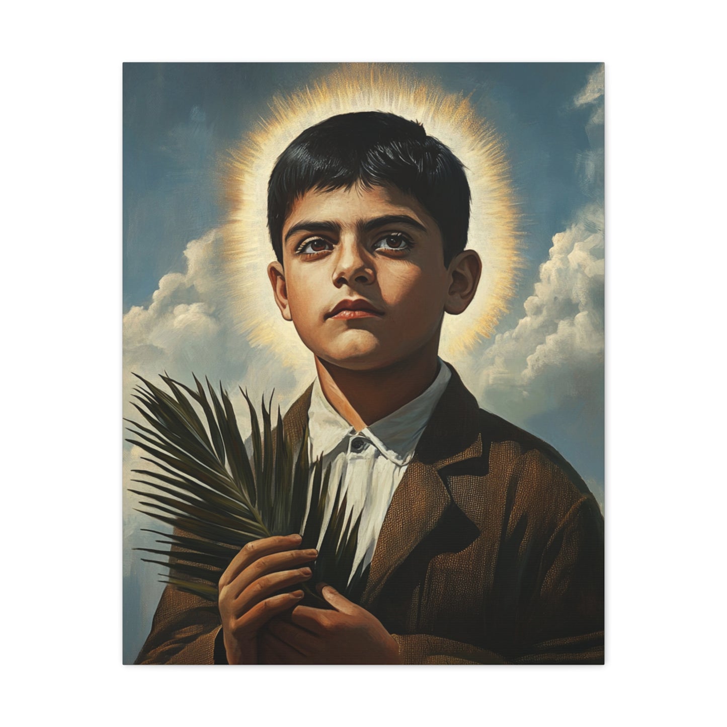 St. Jose Sanchez del Rio Catholic Canvas Wall Art, Christian Decor