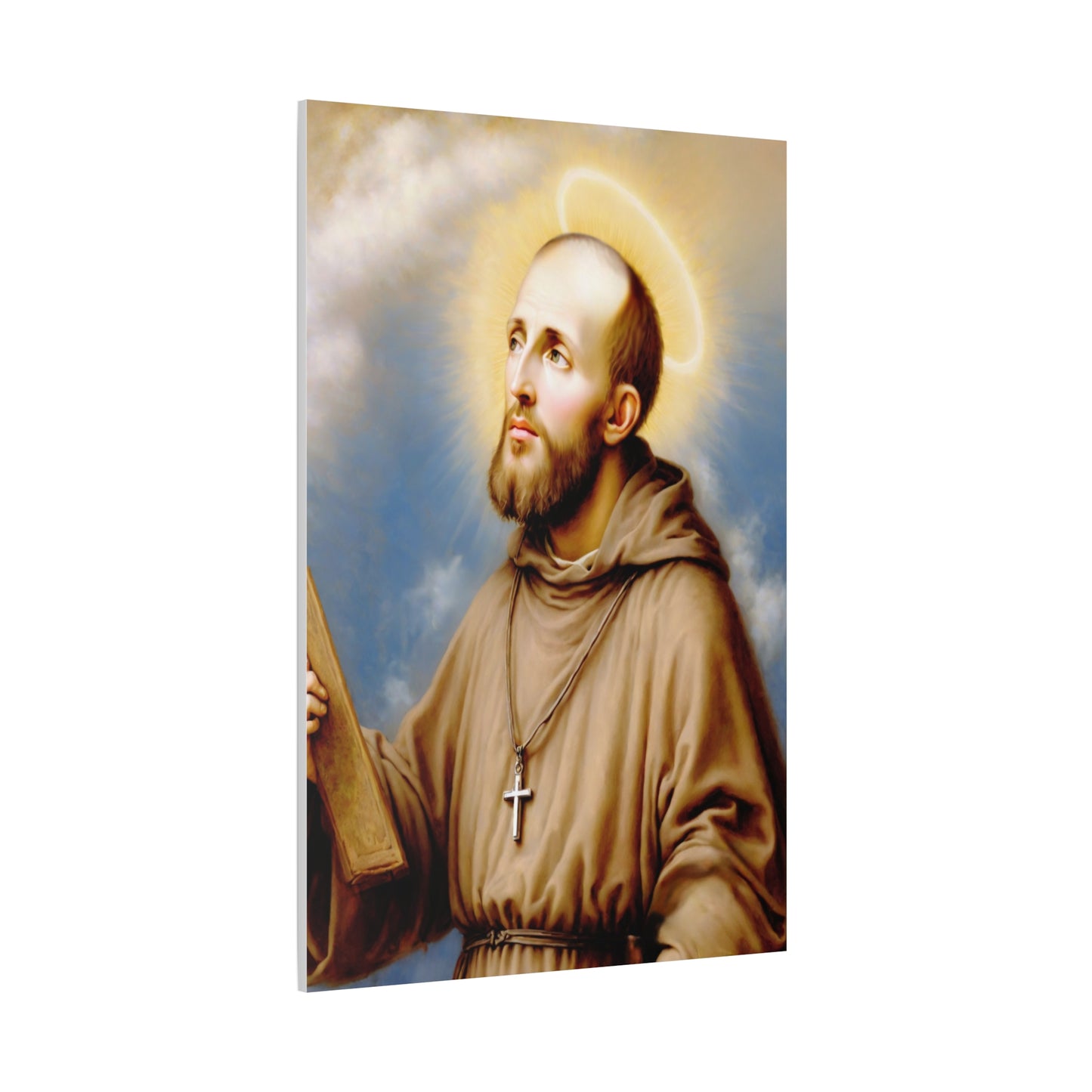 St. Francis de Sales Catholic Canvas Wall Art, Christian Decor