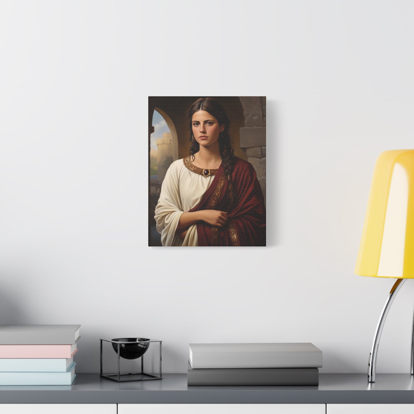 Ready To Hang - St. Quiteria Catholic Canvas Wall Art, Christian Decor