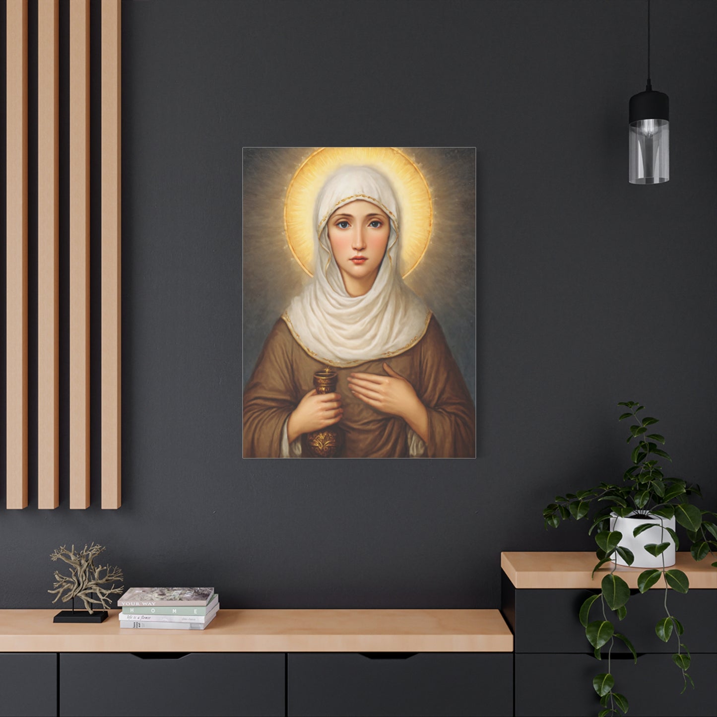 St. Joanna the Myrrhbearer Religious Canvas Wall Art, Christian Decor