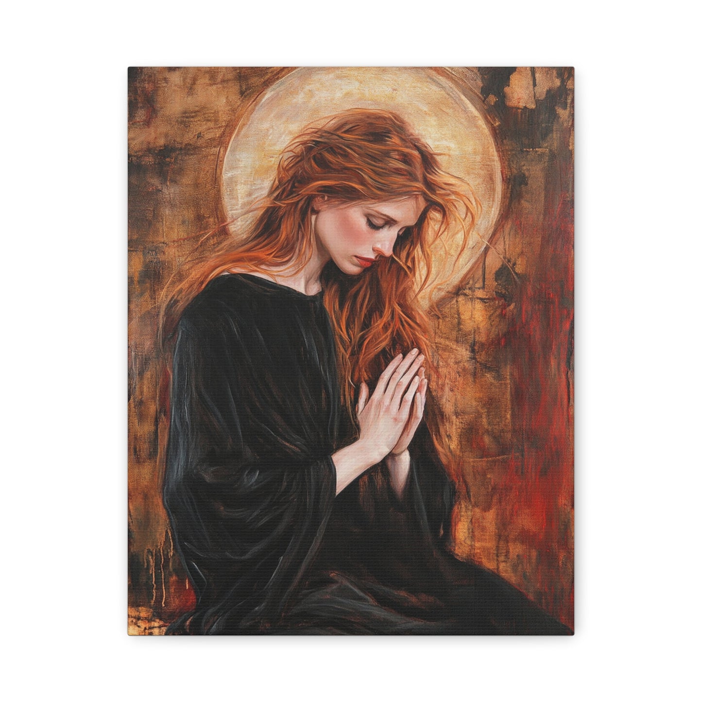 St. Mary Magdalene Catholic Canvas Wall Art, Christian Decor
