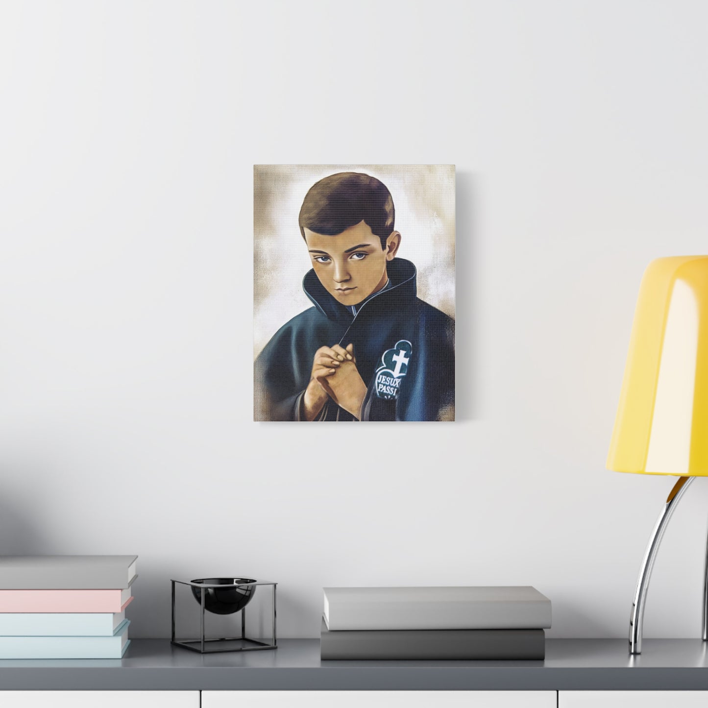St. Gabriel Our Lady of Sorrows Catholic Canvas Wall Art, Christian Decor