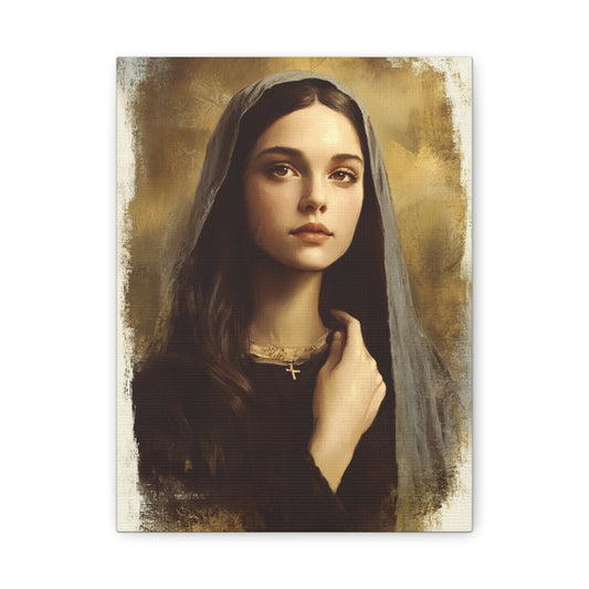 St. Clelia Barbieri Catholic Canvas Wall Art, Christian Decor