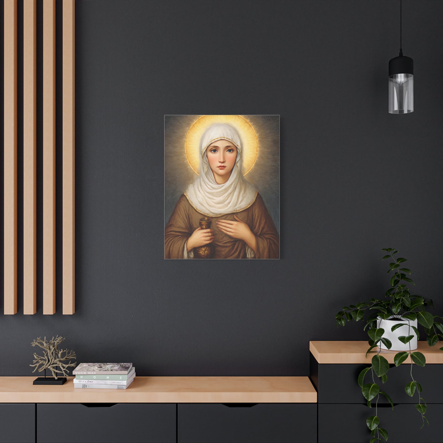 St. Joanna the Myrrhbearer Religious Canvas Wall Art, Christian Decor
