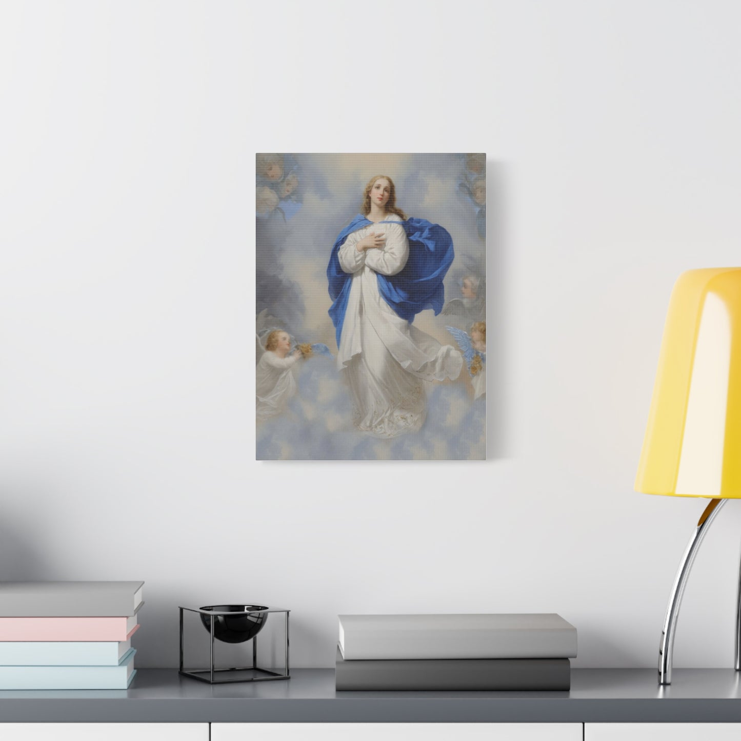 Ready to Hang - Mary Our Lady Assumption Catholic Canvas Wall Art, Christian Decor