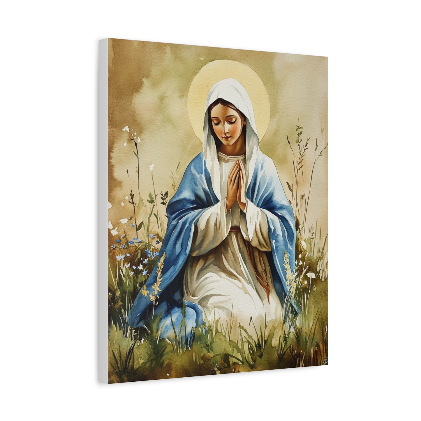 Ready to Hang - Our Lady The Most Holy Mary Catholic Canvas Wall Art, Christian Decor
