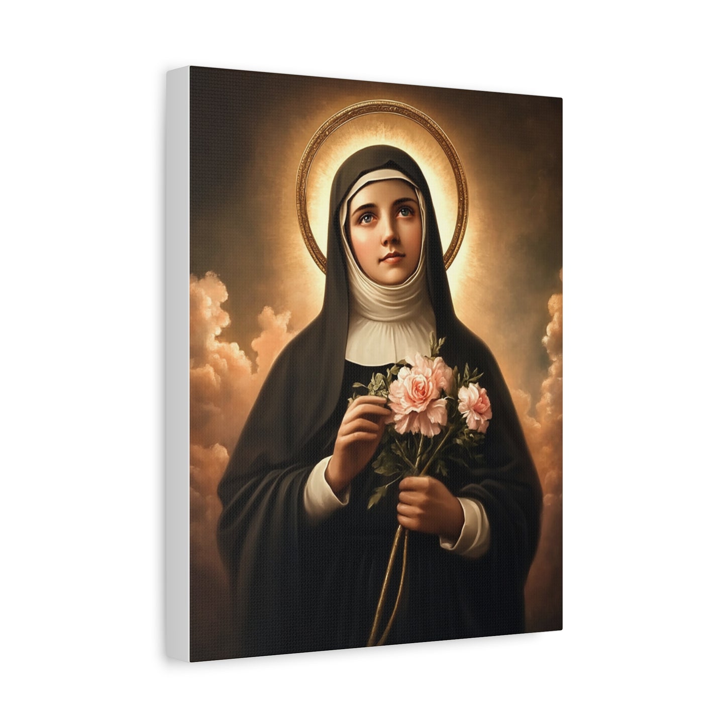 Ready To Hang - St. Rita of Cascia Catholic Canvas Wall Art, Christian Decor