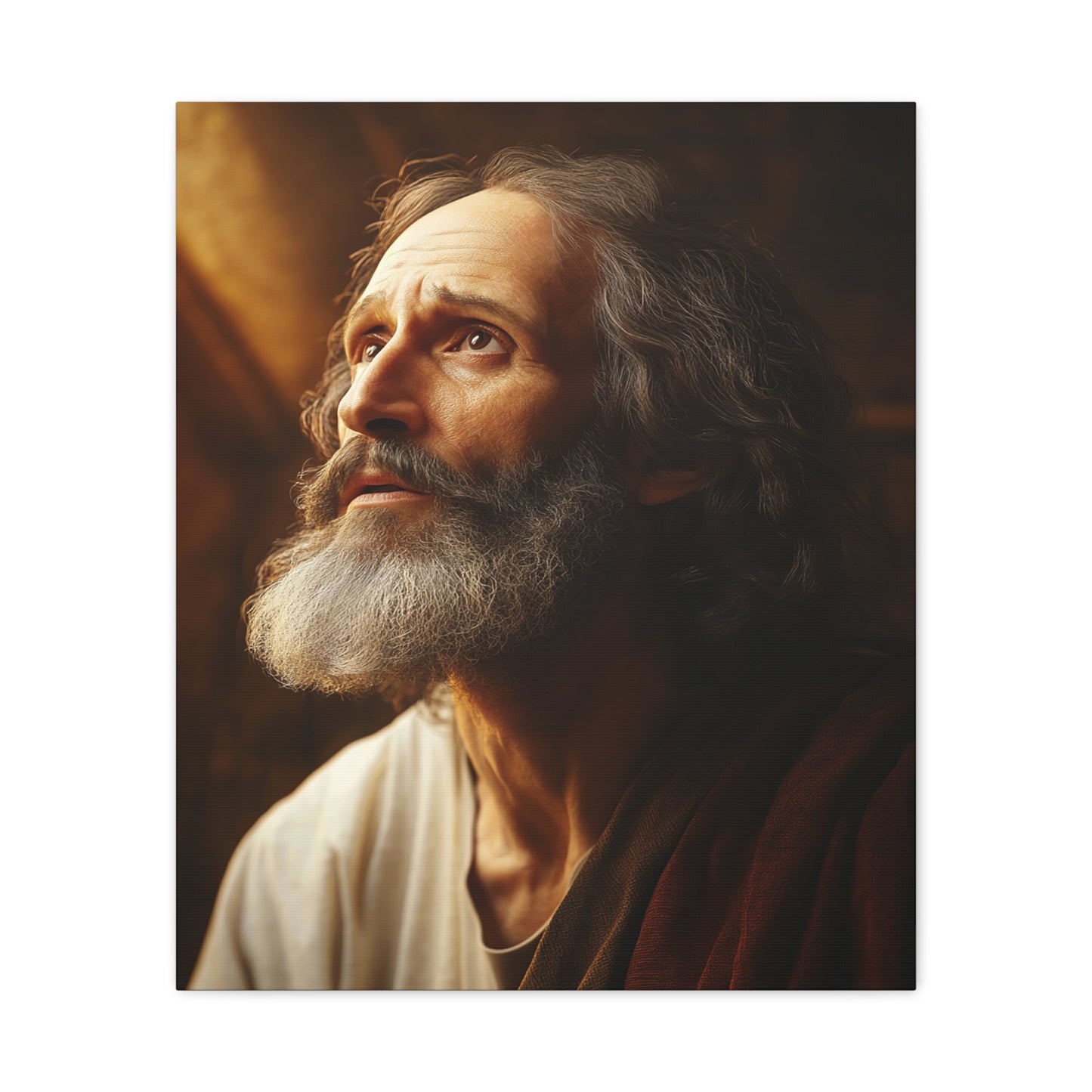 St. Matthew Apostle and Evangelist Catholic Canvas Wall Art, Christian Decor