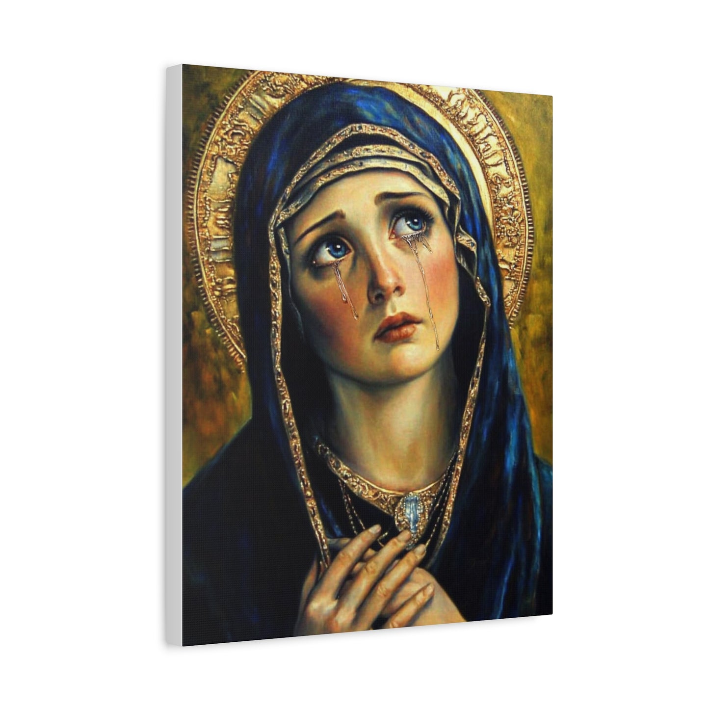 Ready to Hang - Our Lady of Sorrows Catholic Canvas Wall Art, Christian Decor