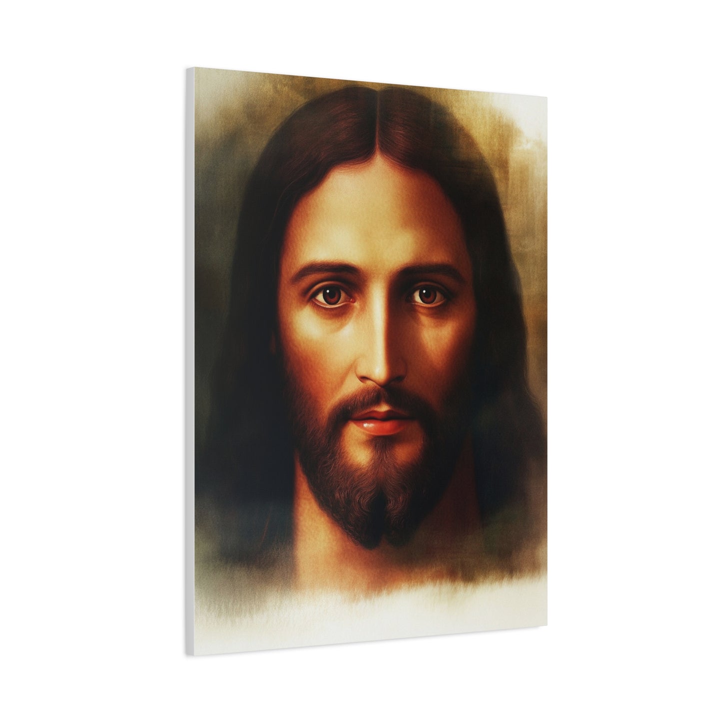 Jesus Holy Face Catholic Canvas Wall Art, Christian Decor