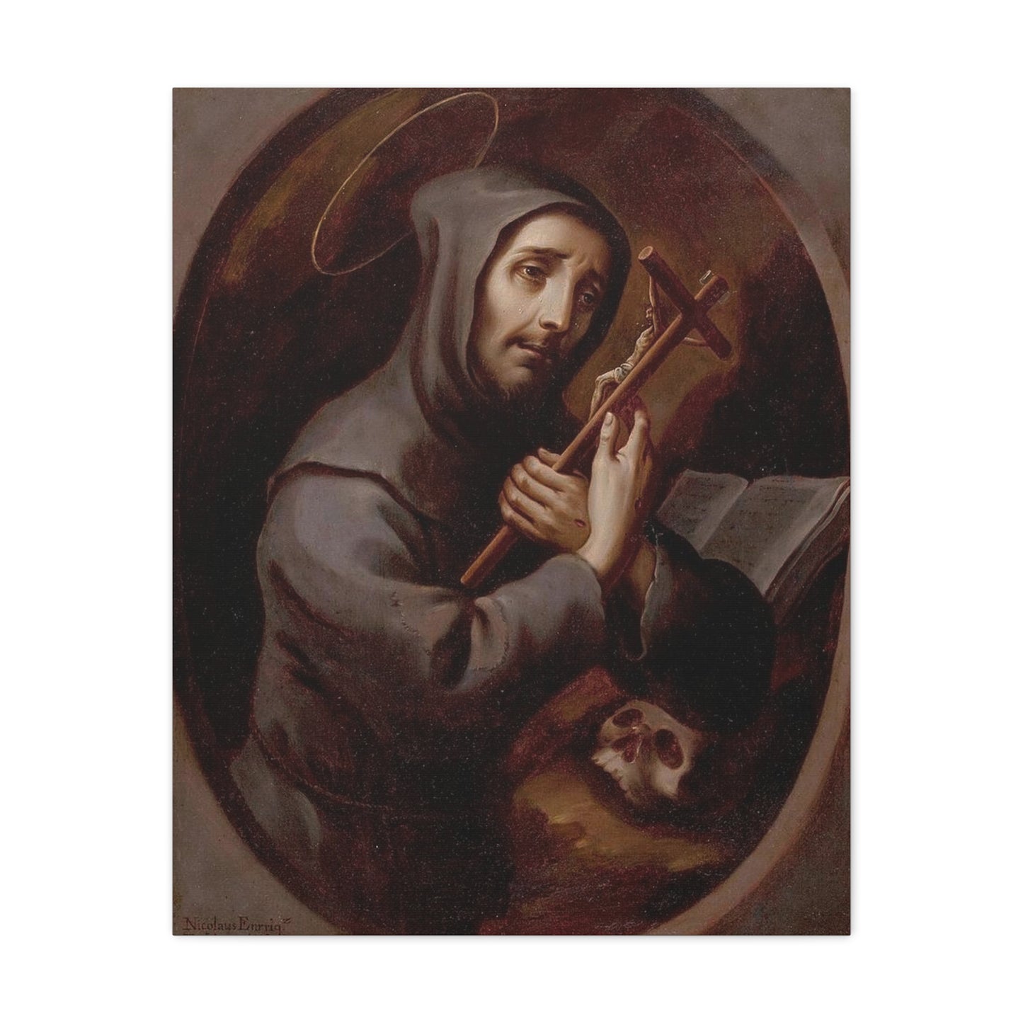 St Francis Catholic HQ Print on Canvas Ready To Hang - Virgin Mary Canvas