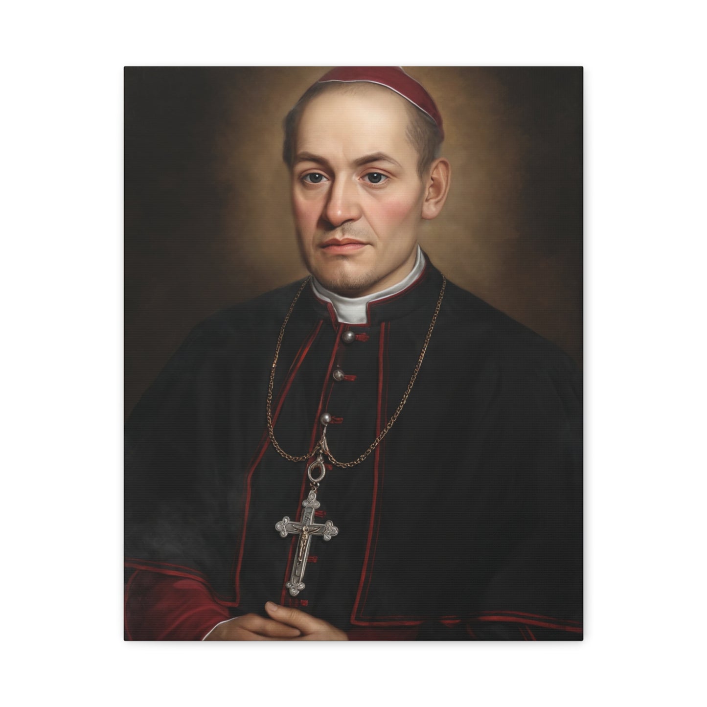 St. Anthony Mary Claret Canvas Print, Catholic Decor Wall, Gift Religious Christian