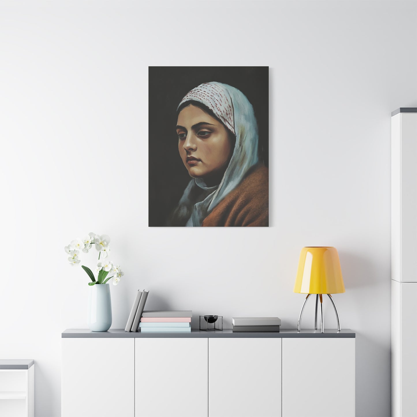 St Bernadette Soubirous of Lourdes Canvas Print, Catholic Decor Wall, Gift Religious Christian