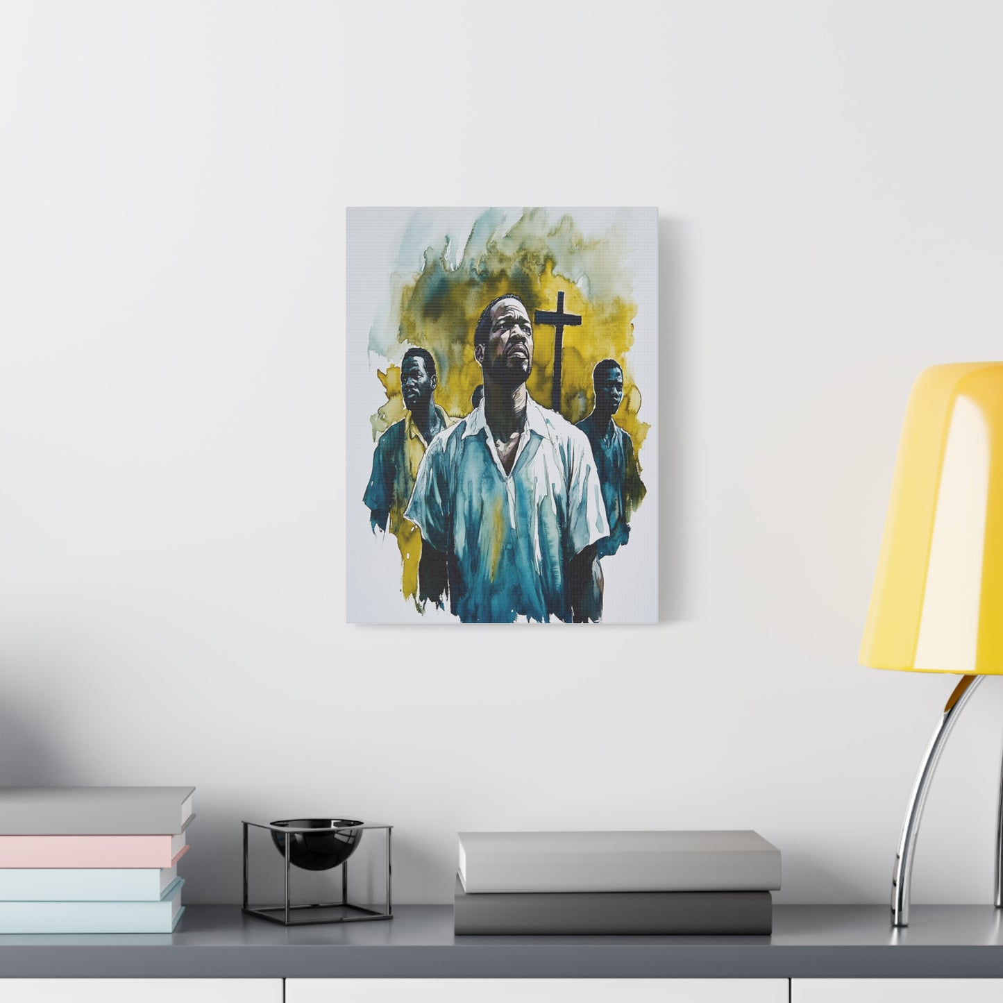 St. Charles Lwanga and Companions Catholic Canvas Wall Art, Christian Decor