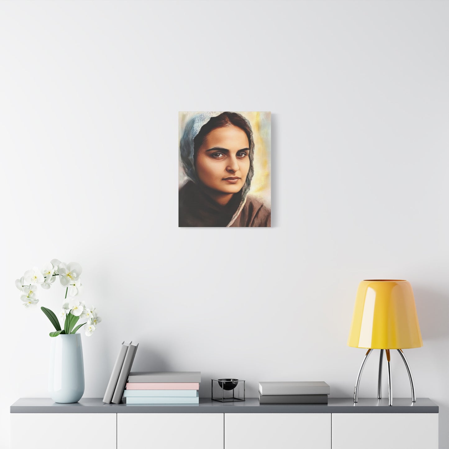 St. Bernadette Soubirous of Lourdes Canvas Print, Catholic Decor Wall, Gift Religious Christian