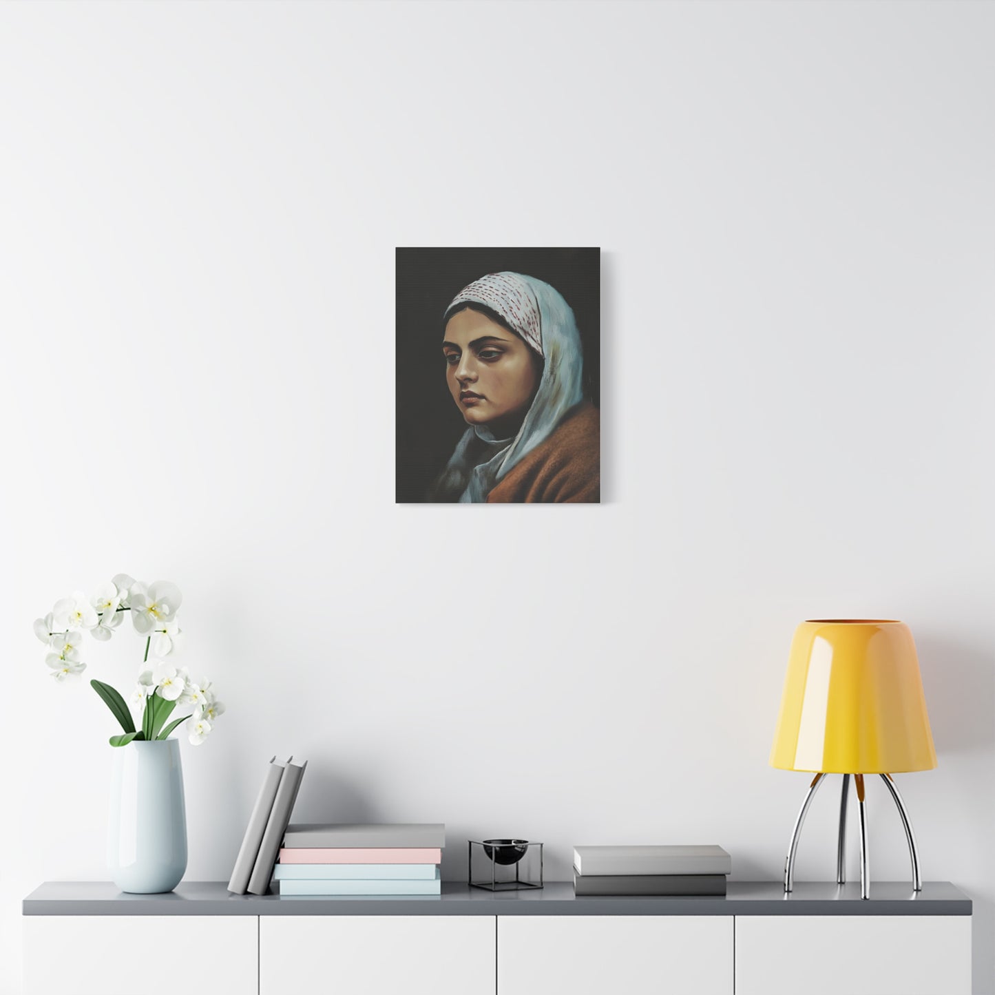St Bernadette Soubirous of Lourdes Canvas Print, Catholic Decor Wall, Gift Religious Christian
