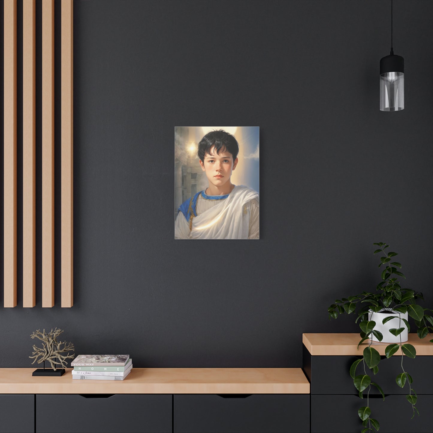 Ready to Hang - St. Pancras of Rome saint Catholic Canvas Wall Art, Christian Decor