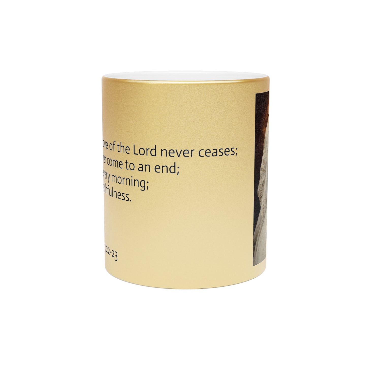 St Maria Goretti with White Veil Mug for Faithful Mornings, Scripture 11oz Mug, Gift for Friends, Religious Decor, Christian Coffee Mug