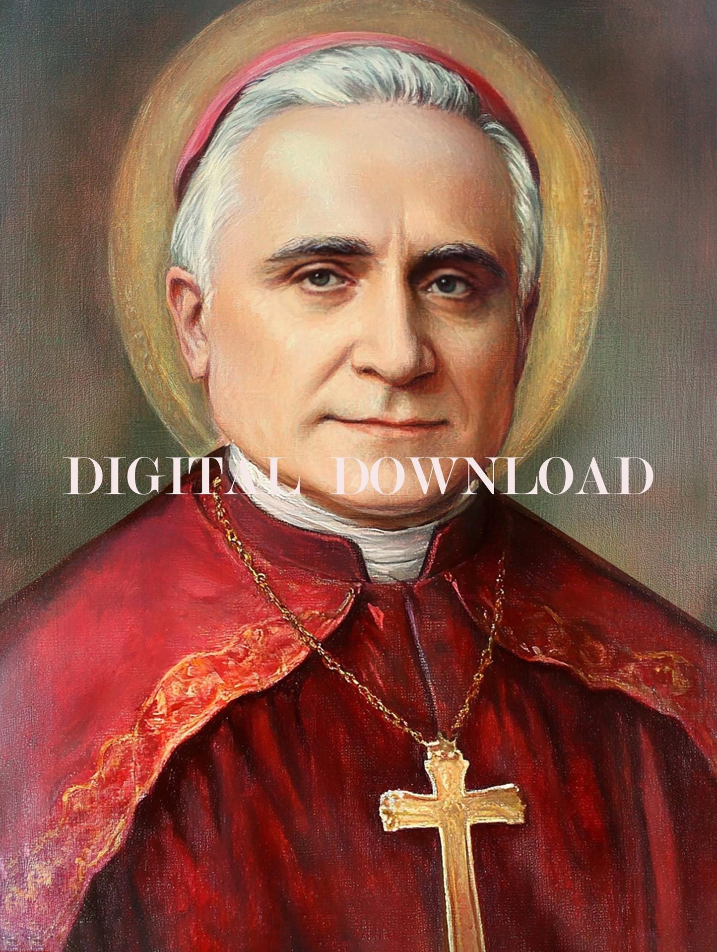 St Jozef Sebastian Pelczar Polish Roman Catholic bishop Religious Art Digital image 0
