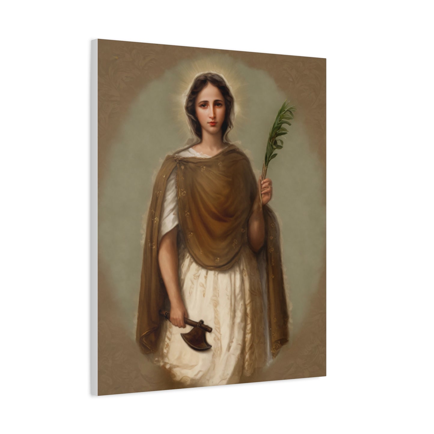 St. Engracia Catholic Canvas Wall Art, Christian Decor