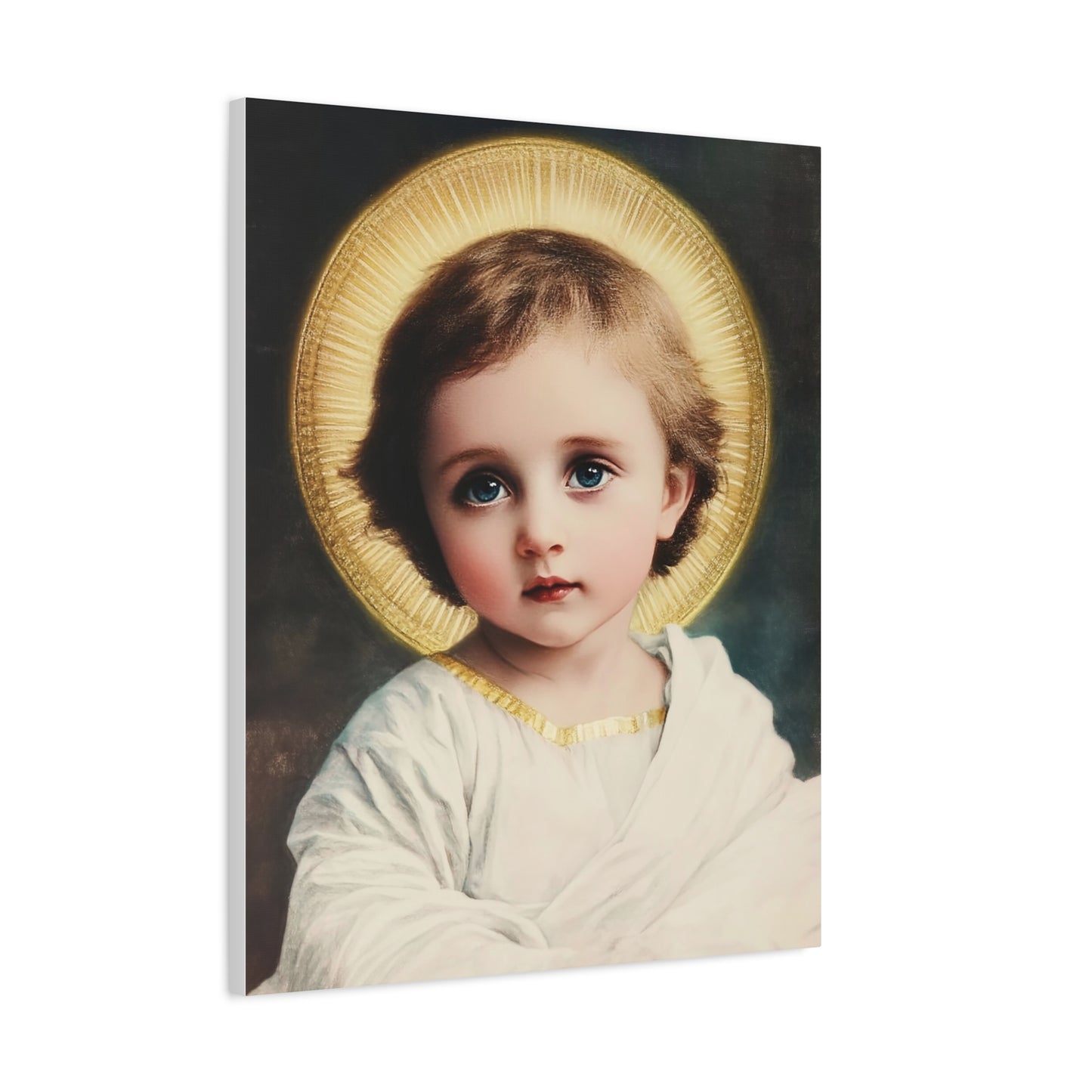 Jesus Child Catholic Canvas Wall Art, Christian Decor