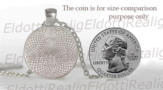 Our Lady Mount Carmel - Catholic Necklace. Blessed Virgin Mary Christian Pendant.