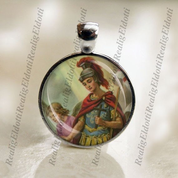 St Florian Religious Christian Catholic Medal Charm Pendant for necklace
